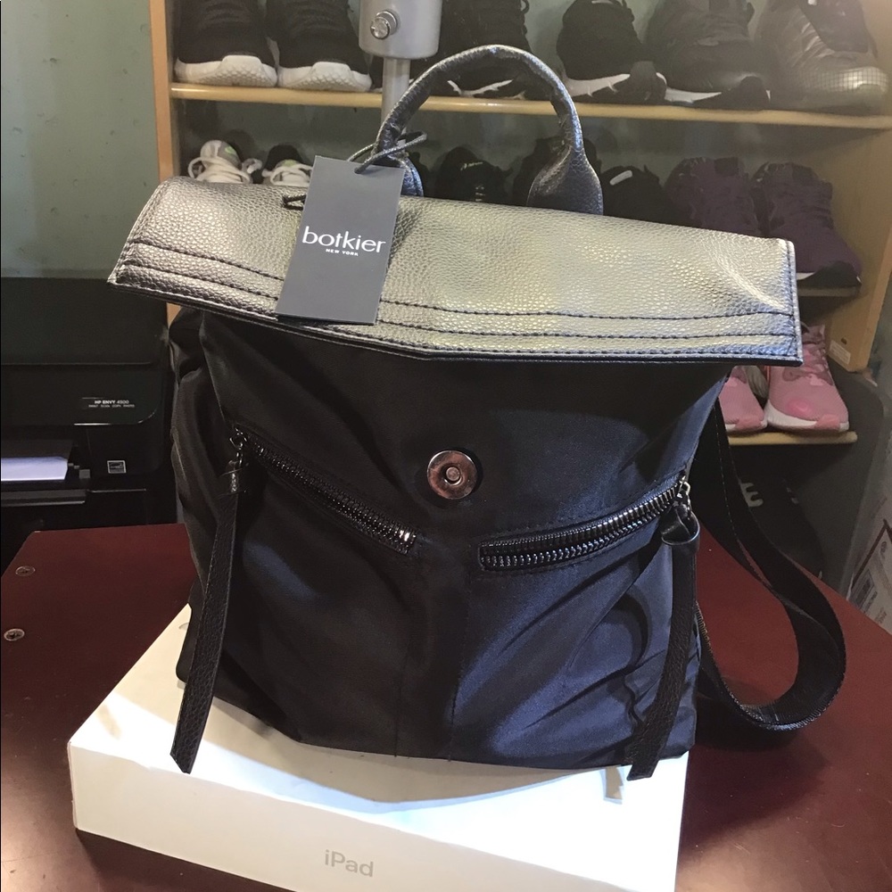 Nwt Botkier New York Mini Trigger Backpack Black. - image 1